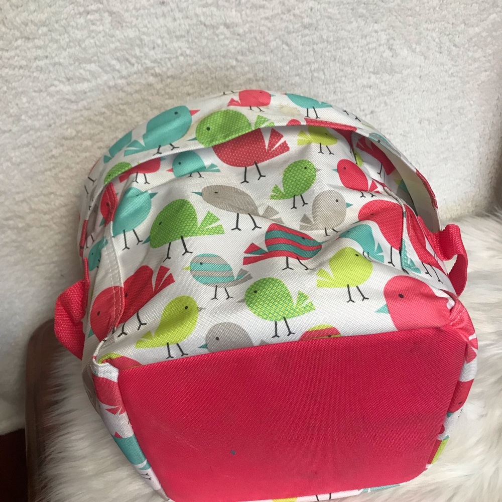 thirty-one Pink & Teal Bird Print Fabric Storage Bin - Picture 5 of 5